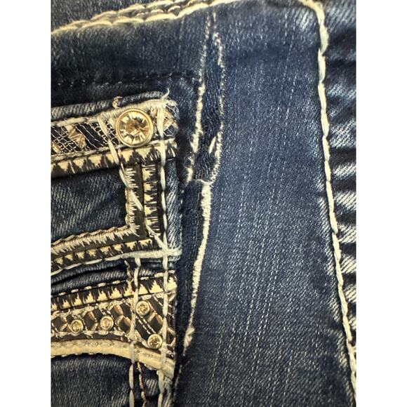 Rock Revival Glade, Easy Boot, Size 31 Well Loved! Tearing On Left Back Pocket - Picture 9 of 9